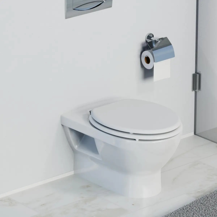 Schütte 84100-A - Witte WC-bril van MDF met SoftClose