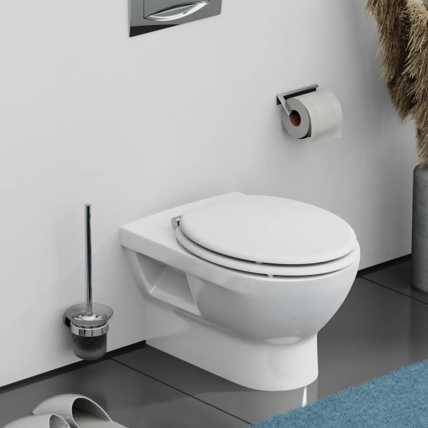 Schütte 84100-A - Witte WC-bril van MDF met SoftClose