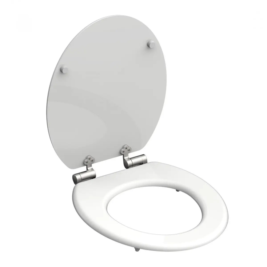 Schütte 84100-A - Witte WC-bril van MDF met SoftClose