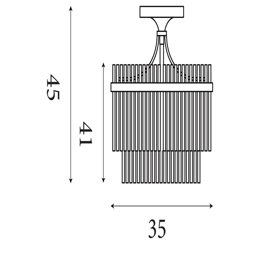 Searchlight - Plafonnier LARA 3xE14/60W/230V