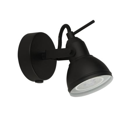 Searchlight - Spot mural FOCUS 1xGU10/50W/230V noir