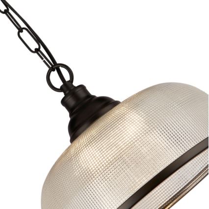Searchlight - Hanglamp aan een ketting BISTRO 1xE27/60W/230V zwart