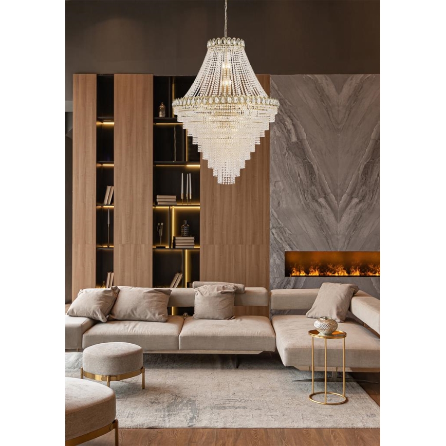 Searchlight - Lustre à chaîne LOUIS PHILLIPE 28xE14/60W/230V