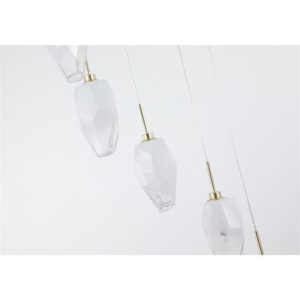Searchlight - Hanglamp aan kabel ROCKY 8xG9/33W/230V