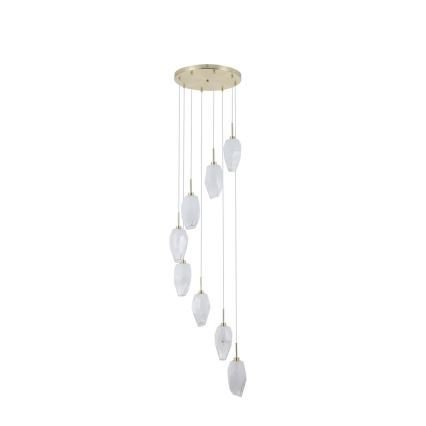 Searchlight - Hanglamp aan kabel ROCKY 8xG9/33W/230V