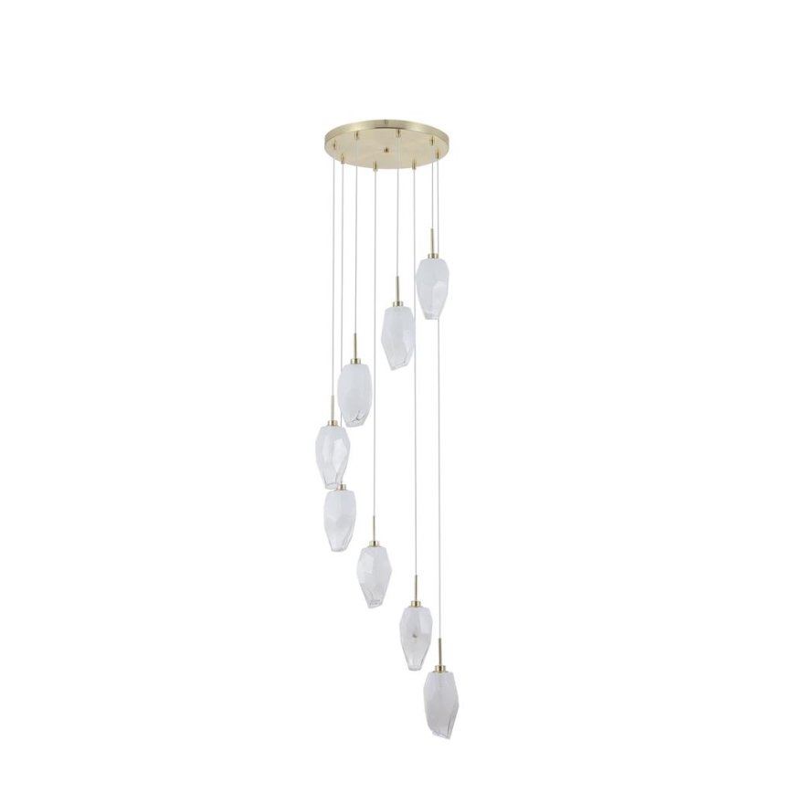 Searchlight - Hanglamp aan kabel ROCKY 8xG9/33W/230V
