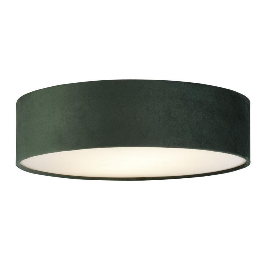 Searchlight - Plafondlamp DRUM PLEAT 2xE27/15W/230V groen