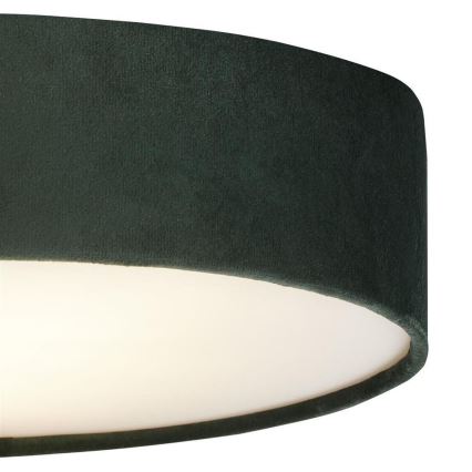 Searchlight - Plafondlamp DRUM PLEAT 2xE27/15W/230V groen