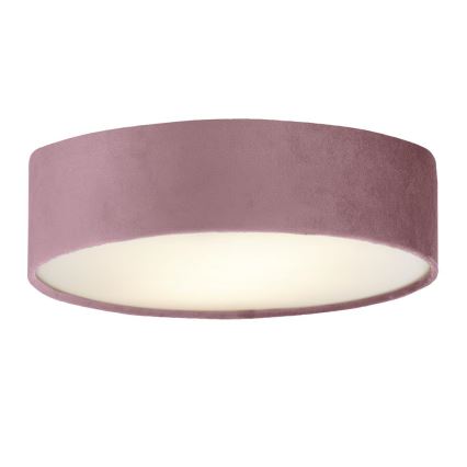 Searchlight - Plafondlamp DRUM 3xE27/60W/230V roze