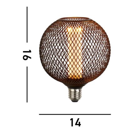 Searchlight  - Ampoule LED décorative dimmable WIRE MESH E27/4,5W/230V 2700K