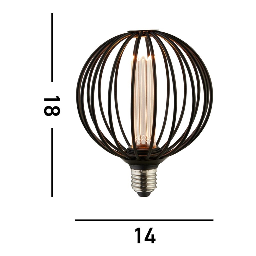 Searchlight - Ampoule LED décorative dimmable GLOBE E27/4,5W/230V 2700K