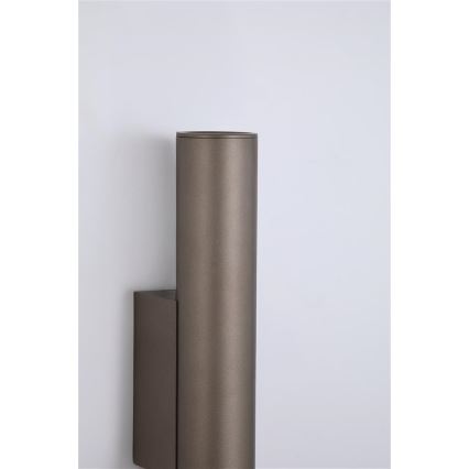 Searchlight - Applique murale BEACON 2xGU10/10W/230V marron