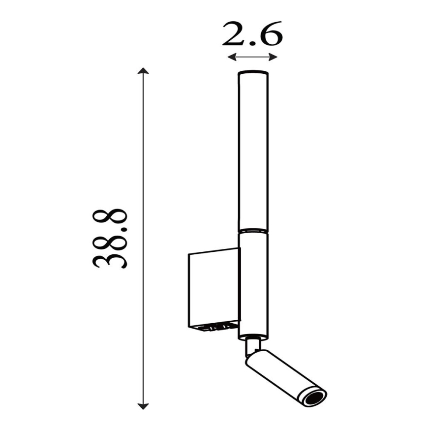 Searchlight - LED-spot ARCHITECT LED/7W/230V zwart