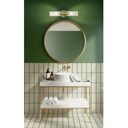 Searchlight - Wandlamp IMPERIAL 2xG9/33W/230V messing