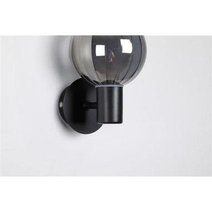 Searchlight - Applique murale LUMINSPHERE 1xG9/7W/230V noire