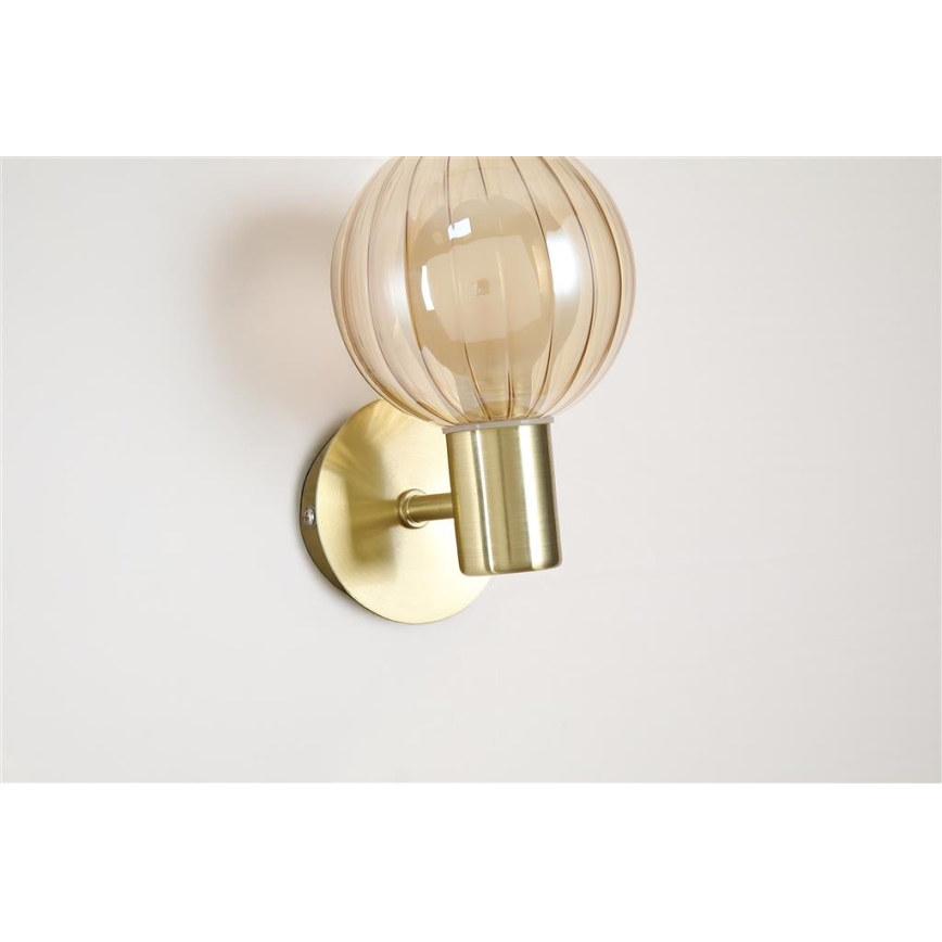 Searchlight - Wandlamp LUMINSPHERE 1xG9/7W/230V messing