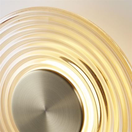 Searchlight - Applique murale LED dimmable CLEO LED/9,4W/230V laiton