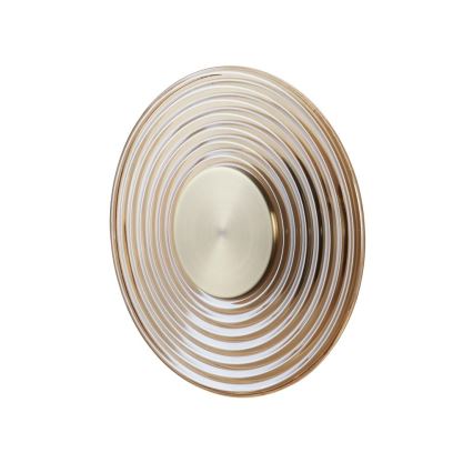 Searchlight - LED-dimbare wandlamp CLEO LED/9,4W/230V, messing