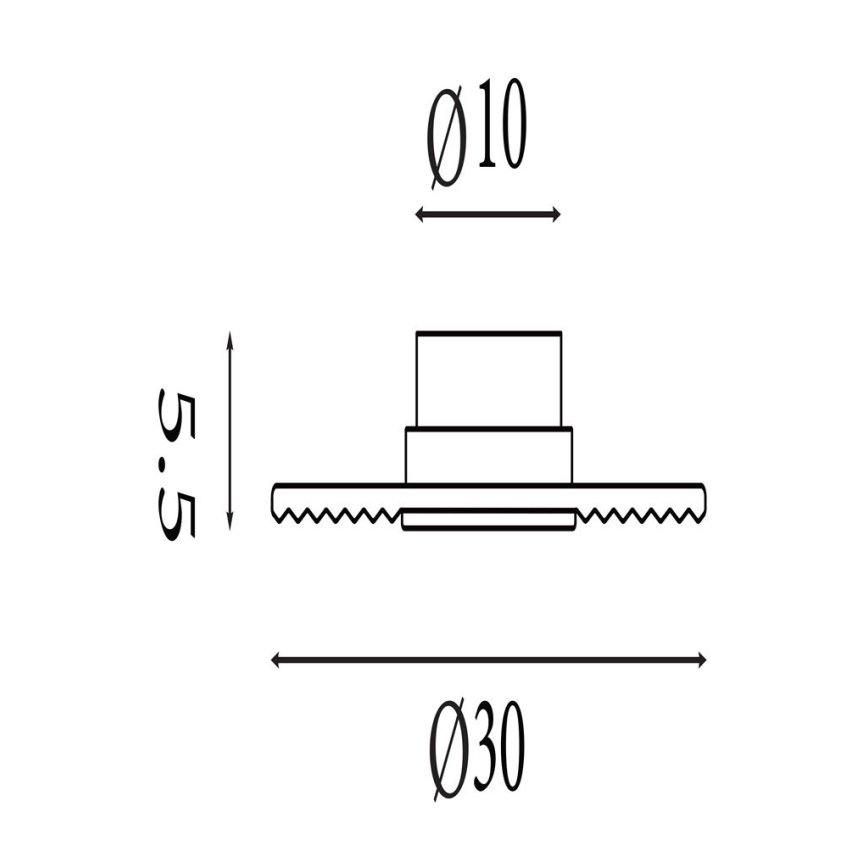 Searchlight - LED dimbare wandarmatuur CLEO LED/9,4W/230V smokekleurig