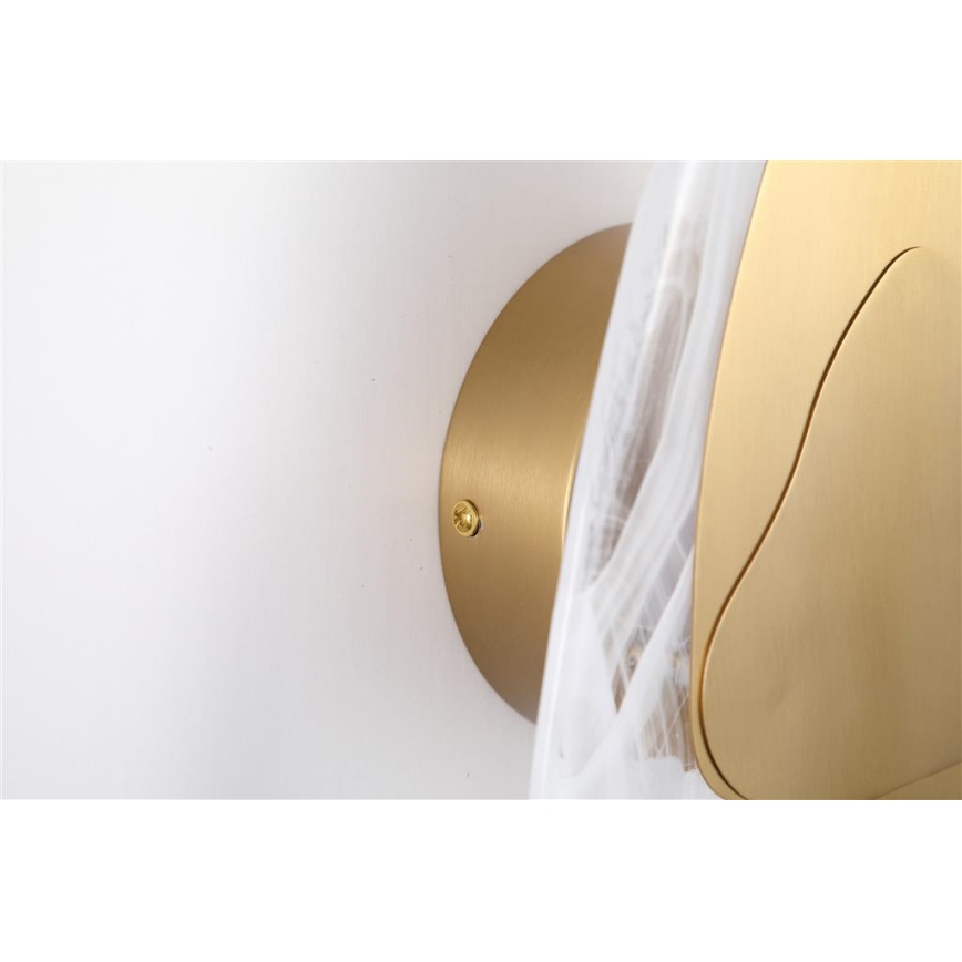 Searchlight - Applique murale LED DESTINY LED/8W/230V, laiton