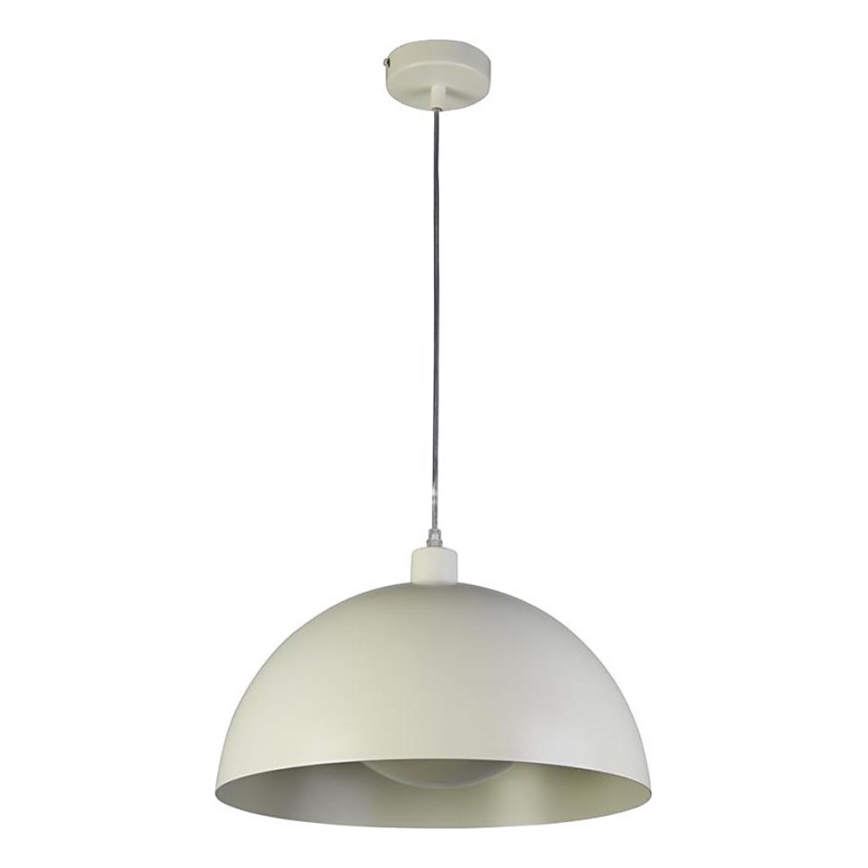 Searchlight - Hanglamp aan snoer MARS 1x E27/60W/230V Ø 25 cm crème