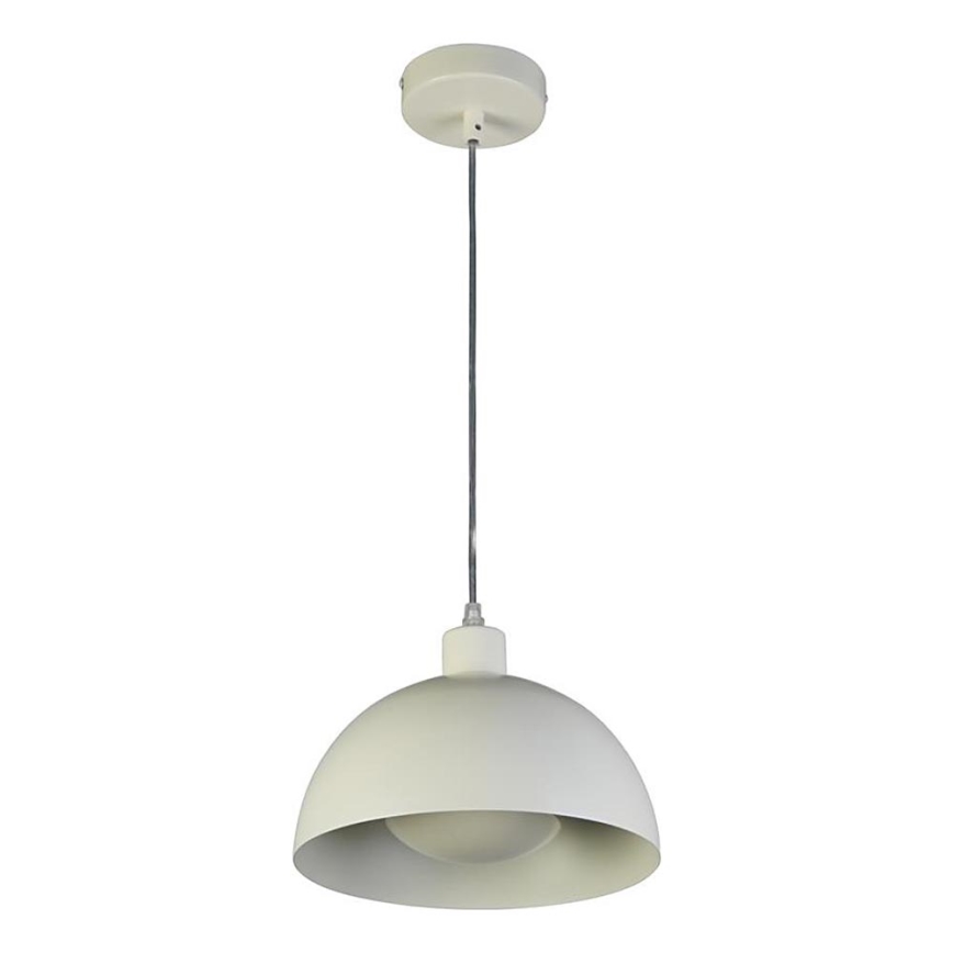 Searchlight - Hanglamp aan kabel MARS 1xE27/60W/230V diameter 40 cm crème