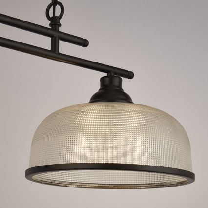 Searchlight - Hanglamp aan een ketting BISTRO 2xE27/60W/230V zwart