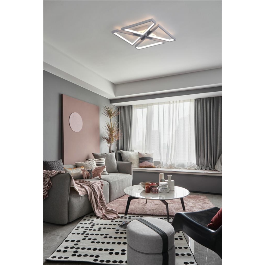 Searchlight - Plafonnier LED dimmable QUATRO LED/29W/230V 40x40 cm