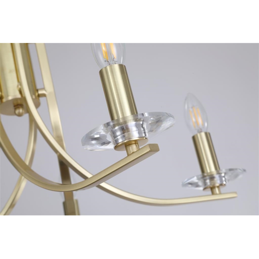 Searchlight - Suspension à chaîne ASCONA 5xE14/60W/230V