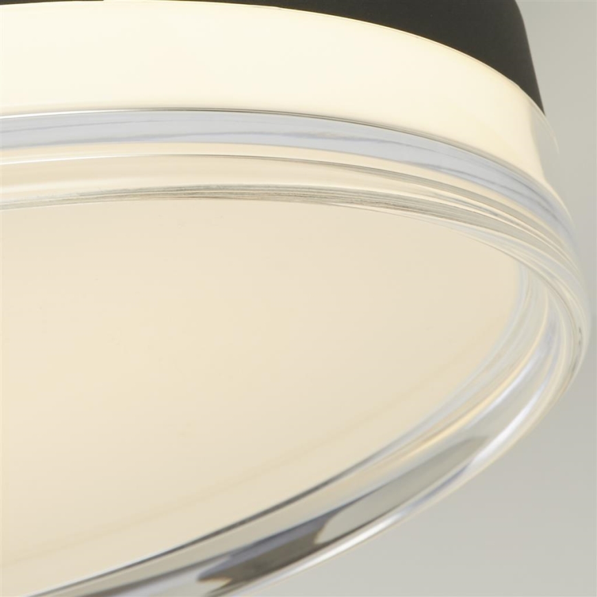 Searchlight - LED-plafondlamp CYPRUS LED/21W/230V Ø 30 cm zwart