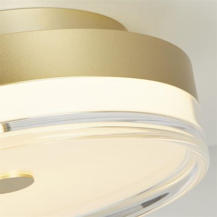 Searchlight - LED-plafondlamp CYPRUS LED/21W/230V Ø 30 cm goud