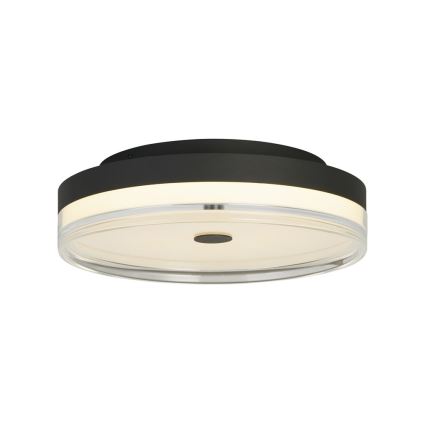 Searchlight - Plafonnier LED CYPRUS LED/29W/230V Ø 40 cm noir