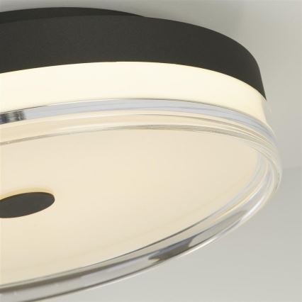 Searchlight - Plafonnier LED CYPRUS LED/29W/230V Ø 40 cm noir