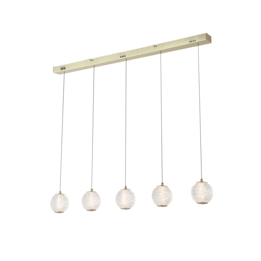 Searchlight - LED-hanglamp aan kabel ALLURE 5xLED/4,2W/230V