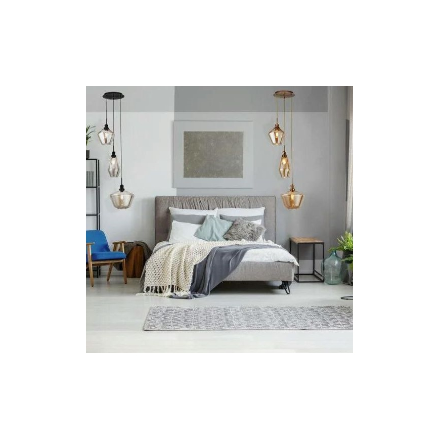Searchlight - Hanglamp aan een koord MIA 3xE27/60W/230V messing