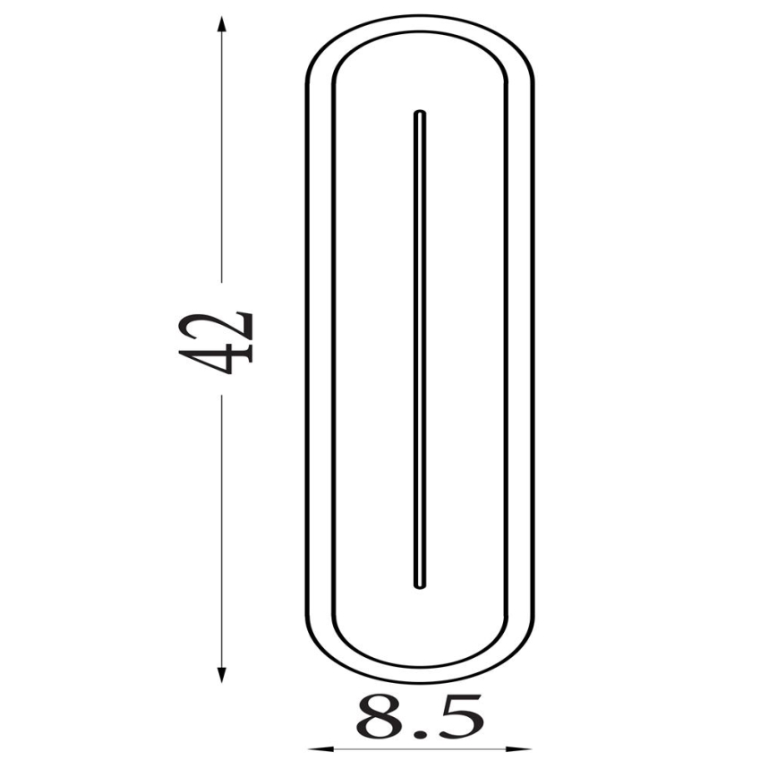 Searchlight - Applique murale LED dimmable COUPER LED/14W/230V 3000K