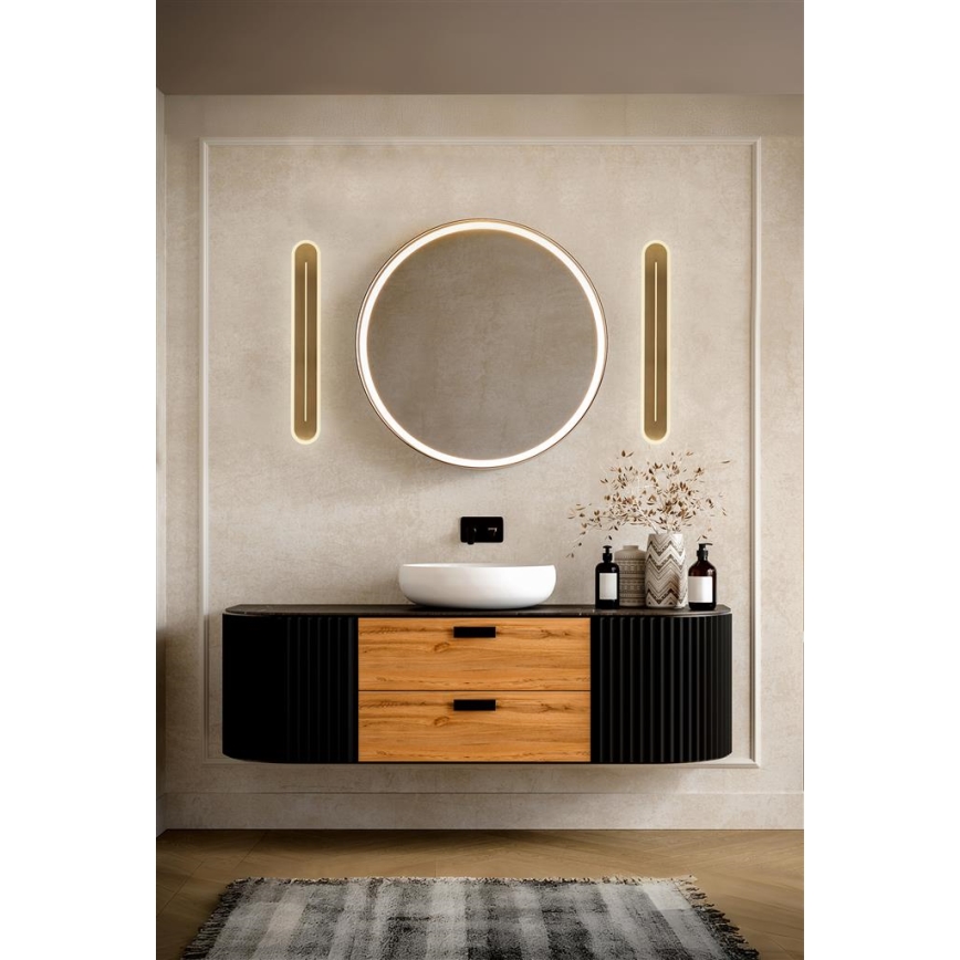 Searchlight - Applique murale LED dimmable COUPER LED/25W/230V 3000K laiton