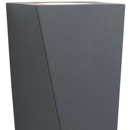 Searchlight - Wandlamp voor buiten OUT 2xGU10/3W/230V IP44 zwart
