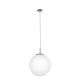 Searchlight - Hanglamp aan een koord ATOM 1xE27/60W/230V wit/glanzend chroom