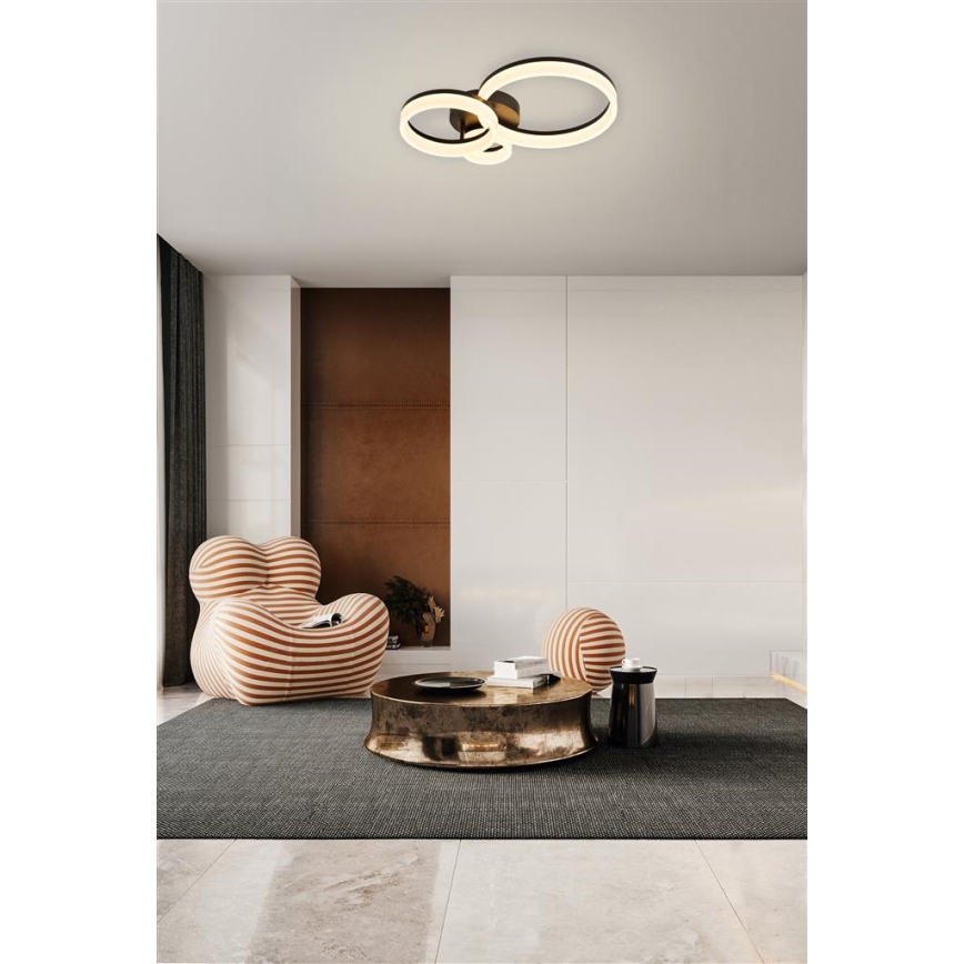 Searchlight - Dimbare plafondlamp TRIPLE LED/25W/230V