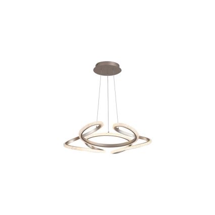 Searchlight - Dimbare LED-hanglamp aan kabel DOODLE LED/40W/230V messing