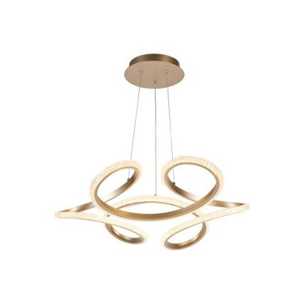 Searchlight - Dimbare LED-hanglamp aan kabel DOODLE LED/40W/230V messing