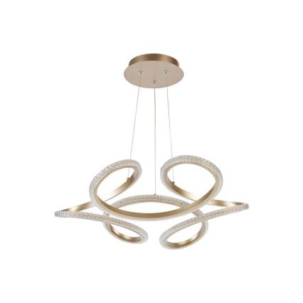 Searchlight - Dimbare LED-hanglamp aan kabel DOODLE LED/40W/230V messing