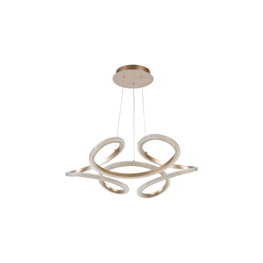 Searchlight - Dimbare LED-hanglamp aan kabel DOODLE LED/40W/230V messing