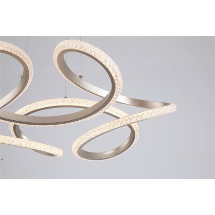 Searchlight - Suspension LED dimmable sur câble DOODLE LED/40W/230V laiton