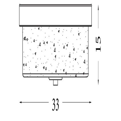Searchlight - Plafonnier de salle de bains PRESTON 2xE27/60W/230V Ø 33 cm argenté