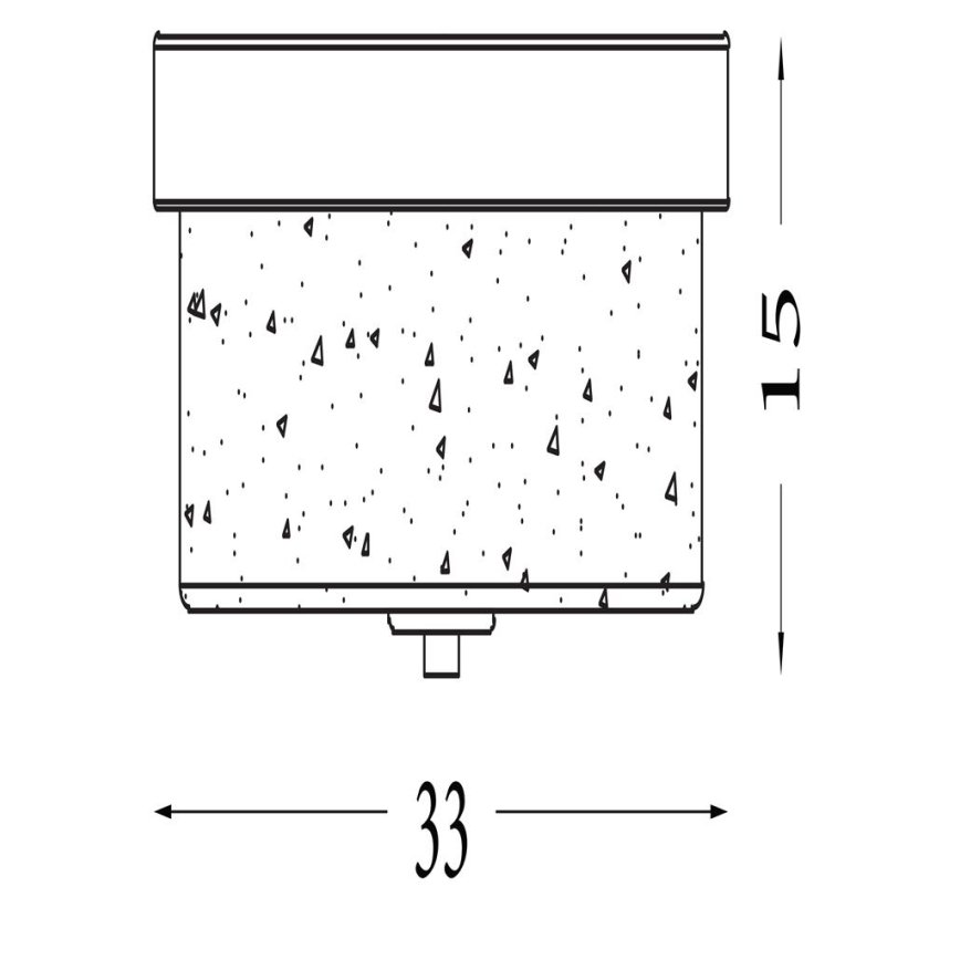 Searchlight - Plafonnier de salle de bains PRESTON 2xE27/60W/230V Ø 33 cm argenté
