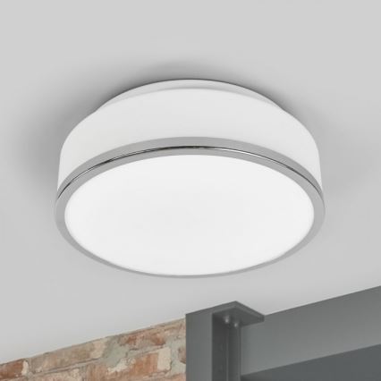 Searchlight - Badkamer plafondlamp DISC 2xE27/60W/230V IP44