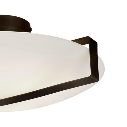 Searchlight - SUNDIAL plafondlamp 3xE27/40W/230V zwart
