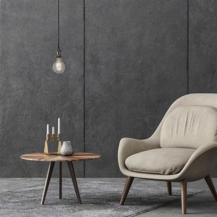 Searchlight - Suspension sur câble SUSPENSION 1xE27/60W/230V anthracite